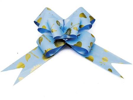 Plain print butterfly pull flower