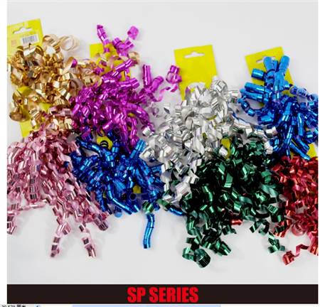 Metal roll flowers